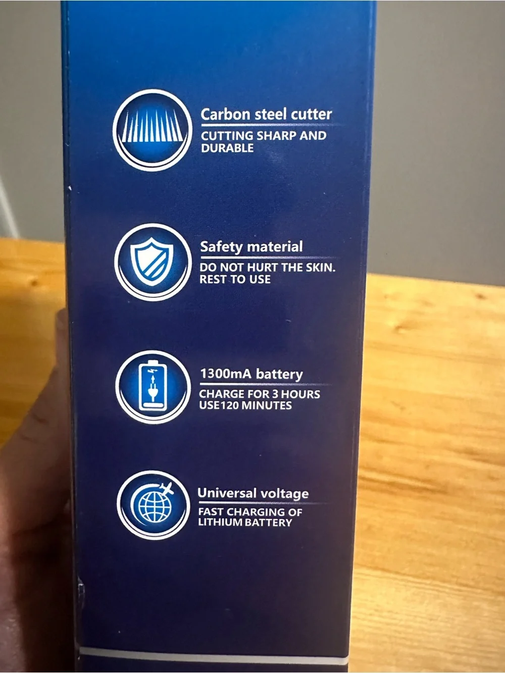 Professional Gold Hair Clipper - Adjustable Blade